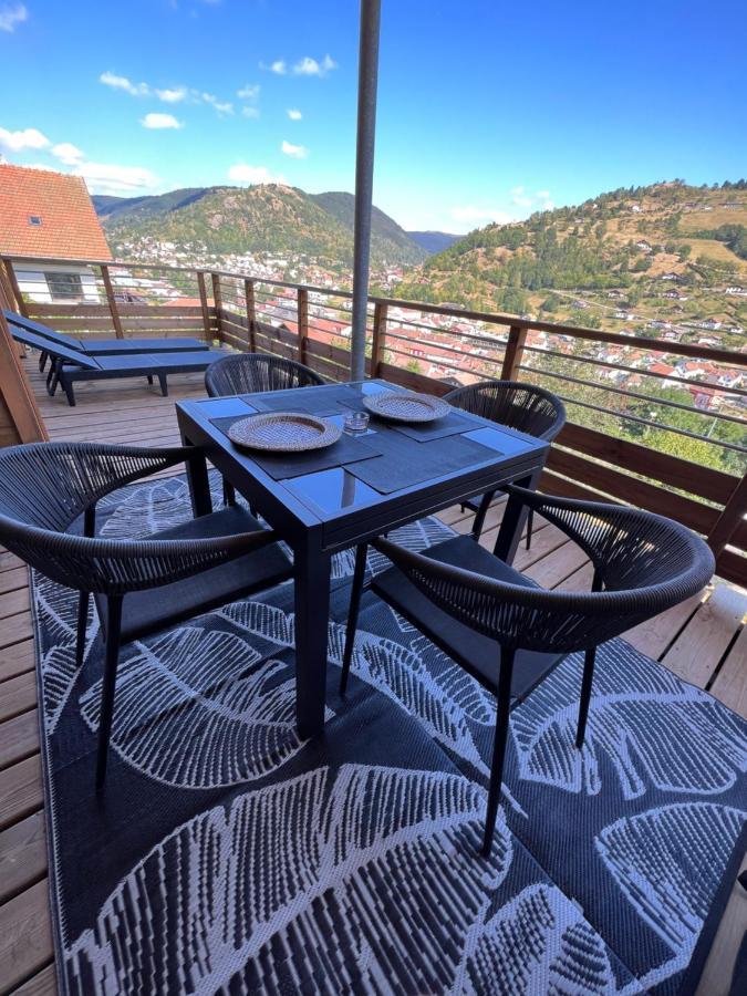 Magnifique Appartement Classe 4 Etoiles Avec Sauna Et Terrasse Dans Chalet La Bresse Dış mekan fotoğraf